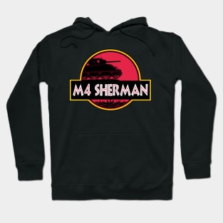 M4 Sherman tank as a dinosaur Hoodie